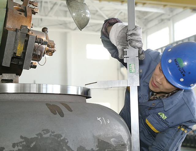 inspection des dimensions au tour